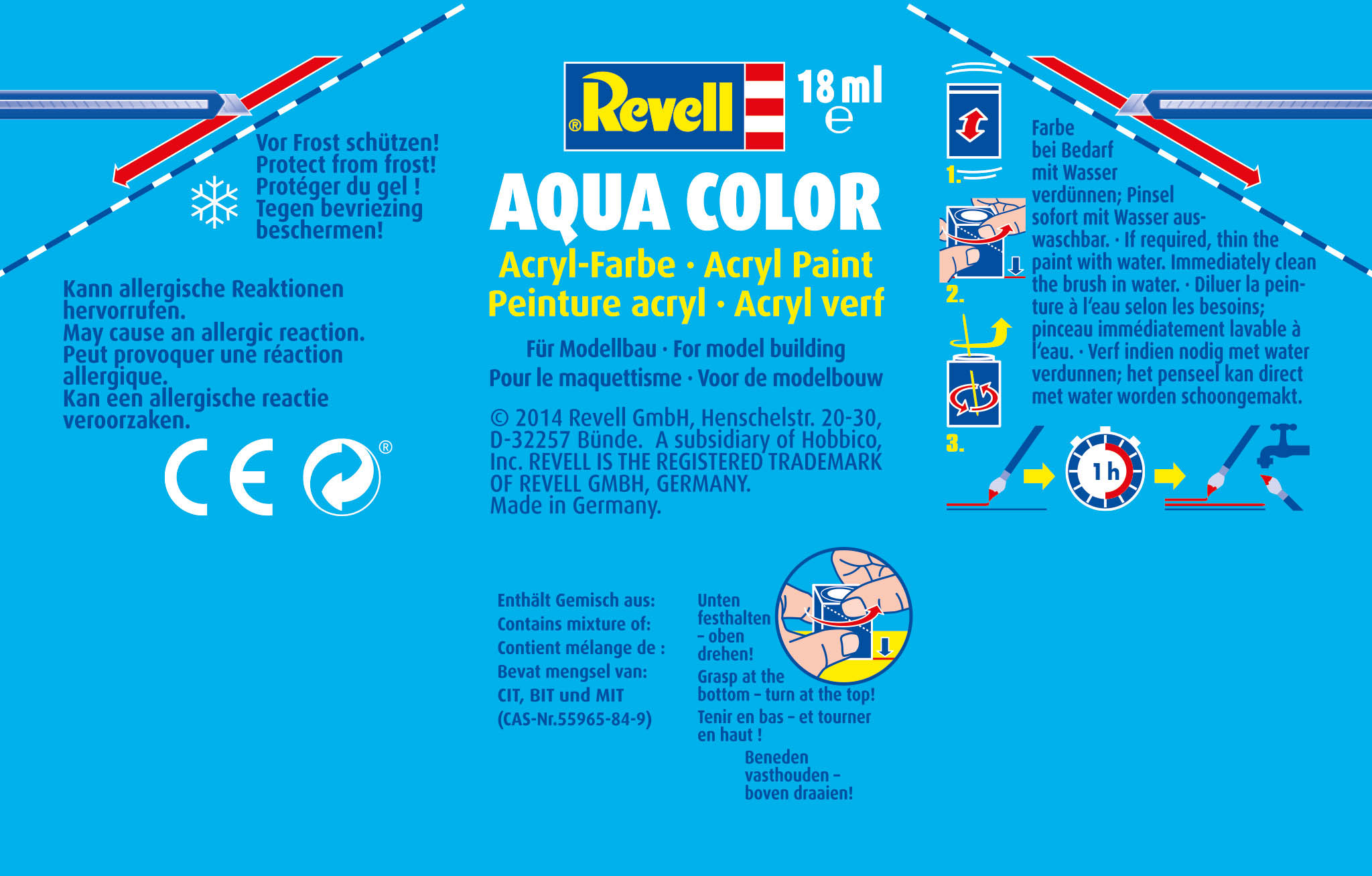 064-36157 - grau, matt RAL 7000 Aqua Color 18 ml